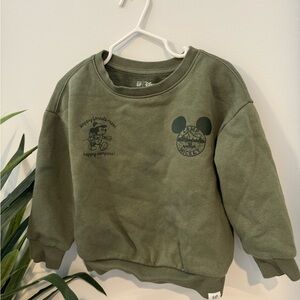 GAP Kids Green Mickey Sweatshirt